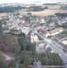 Photos aériennes de "avec" - Photo réf. 719297 - Le centre du village avec son glise gothique du XIII sicle