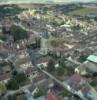Photos aériennes de "Saint" - Photo réf. 719330 - L'glise Saint-Thiburce entoures de petites rues pittoresques