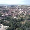 Photos aériennes de "haut" - Photo réf. 719449 - L-haut, sur sa colline : Saint-Florentin et son glise au centre de la ville