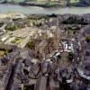 Photos aériennes de Tréguier (22220) - La Cathédrale Saint-Tugdual | Côtes d'Armor, Bretagne, France - Photo réf. 719899 - Edifice des XIVme et XVme sicles avec son clotre.