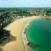 Photos aériennes de Perros-Guirec (22700) - Autre vue | Côtes d'Armor, Bretagne, France - Photo réf. 719916 - La plage de sable fin.