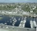 Photos aériennes de "plaisance" - Photo réf. 780327 - Au coeur de Binic se trouve l'église Notre-Dame-De-Bon-Voyage et son port de plaisance.