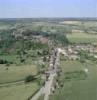 Photos aériennes de Montréal (89420) | Yonne, Bourgogne, France - Photo réf. 10985 - Vue d'ensemble du village bord par le Serein.