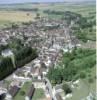Photos aériennes de "centre-village" - Photo réf. 11115 - L'glise Saint-Fiacre au centre du village.