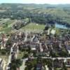 Photos aériennes de "Yonne" - Photo réf. 11225 - L'Yonne a toujours été une voie de communication pour les voyageurs comme pour les marchandises. Vincelles tire son nom de vin.