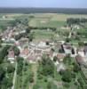 Photos aériennes de "clocher" - Photo réf. 12053 - Le village et son glise au clocher du XII sicle inscrit  l'inventaire des Monuments Historiques.