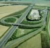 Photos aériennes de "autoroute" - Photo réf. 13271 - Vue de l'autoroute et d'un de ses péages.