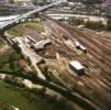 Photos aériennes de Thionville (57100) - La Gare et le Fort de Yutz | Moselle, Lorraine, France - Photo réf. 13856