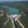 Photos aériennes de "lac*" - Photo réf. 14724 - Le barrage de Vouglans est la troisime retenue d'eau de Fance.