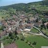 Photos aériennes de "Vallée" - Photo réf. 15247 - Blotti autour de son abbaye, dans la vallée du Suran si tranquille.