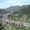 Photos aériennes de Salins-les-Bains (39110) - Autre vue | Jura, Franche-Comté, France - Photo réf. 15419 - Site admirable, important pass historique, richesse architecturale, qualit des eaux, Salins-les-Bains fut aussi longtemps la seule ville industrielle de la province.