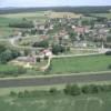 Photos aériennes de Ranchot (39700) - Autre vue | Jura, Franche-Comté, France - Photo réf. 16116 - Le village long par le Doubs canalis.