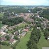Photos aériennes de "foret" - Photo réf. 16145 - Un gros bourg du Jura Nord, situé à l'orée de la forêt de Chaux, connu pour ses forges.
