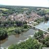 Photos aériennes de "foret" - Photo réf. 16148 - Un gros bourg du Jura Nord, situé à l'orée de la forêt de Chaux, connu pour ses forges.
