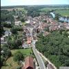 Photos aériennes de "nord" - Photo réf. 16150 - Un gros bourg du Jura Nord, situ  l'ore de la fort de Chaux, connu pour ses forges.