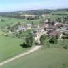 Photos aériennes de "village" - Photo réf. 16190 - Tourmont, un village du canton de Poligny, est connu pour ses vestiges gallo-romains.