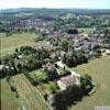 Photos aériennes de "clocher" - Photo réf. 16258 - Une petite cit comtoise de Caractre, avec son glise sans clocher et son clocher sans glise