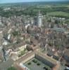 Photos aériennes de "notre" - Photo réf. 16382 - On apercoit le clocher de la Collégiale Notre-Dame qui fut édifiée au XVIé siècle.