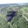 Photos aériennes de "reculée" - Photo réf. 16563 - Belvdre qui s'ouvre sur le cirque de Baume et offre une vue ferique sur la recule.