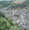 Photos aériennes de "ardoises" - Photo réf. 17083 - Un petit village de pcheurs aux maisons aux toits d'ardoises.