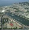 Photos aériennes de Le Havre (76600) | Seine-Maritime, Haute-Normandie, France - Photo réf. 17458 - La ville reconstruite par Auguste Perret après la seconde guerre mondiale est classée au Patrimoine Mondial de l'UNESCO.