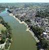 Photos aériennes de Chalonnes-sur-Loire (49290) | Maine-et-Loire, Pays de la Loire, France - Photo réf. 17791 - A gauche, l'Île de Chalonnes.