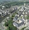 Photos aériennes de Segré (49500) | Maine-et-Loire, Pays de la Loire, France - Photo réf. 17913 - La rue Michelet avec la maison paroissiale adosse  l'glise.