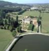Photos aériennes de "bourgogne" - Photo réf. 20894 - Le château est classé château de Bourgogne.Il date du XIVe siècle.