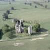 Photos aériennes de "tours" - Photo réf. 21112 - Tours de l'ancien château de Charency, avec une chapelle gothique.