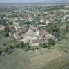 Photos aériennes de "beaux" - Photo réf. 21505 - L'église Saint-Just du XIVè avec beaux châpiteaux et clocher.