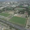 Photos aériennes de "Complexe" - Photo réf. 21645 - Ce complexe comprend un stade de rugby, un stade de foot et des courts de tennis.