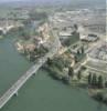 Photos aériennes de "site" - Photo réf. 21871 - Le pont Jean Richard permet d'accèder au site industriel.