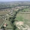 Photos aériennes de "Vallée" - Photo réf. 21911 - Village bourguignon de caractère situé dans la vallée de la Dheune.