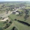 Photos aériennes de "Cimetière" - Photo réf. 22100 - La sortie du village avec son glise et son cimetire.