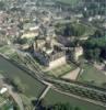 Photos aériennes de "basilique" - Photo réf. 22291 - La basilique de Paray-le-Monial et la cité du Sacré-Coeur.