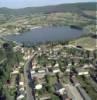 Photos aériennes de Autun (71400) | Saône-et-Loire, Bourgogne, France - Photo réf. 22980 - En arrière plan, le plan d'eau de Vallon : un lac artificiel.