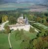 Photos aériennes de "monument" - Photo réf. 24024 - Château de Bourlémont du 13ème remanié au16ème, restauré vers 1850 et son parc