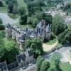 Photos aériennes de "foret" - Photo réf. 8957 - Le château du XVè siècle entouré par 1 200 ha de forêt.
