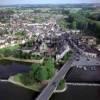 Photos aériennes de Malicorne-sur-Sarthe (72270) | Sarthe, Pays de la Loire, France - Photo réf. 9128 - Le village de Malicorne et les rives de la Sarthe amnages pour le public.