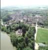 Photos aériennes de "Belle-Île" - Photo réf. 9380 - Le château de Belle-Rive comme son nom l'indique se trouve sur les bords de l'Yonne.