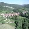 Photos aériennes de "Cours" - Photo réf. 9440 - Village connu pour le cours de la Saine et le belvdre des gorges de la Langouette.