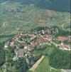 Photos aériennes de Château-Chalon (39210) | Jura, Franche-Comté, France - Photo réf. 9740 - Petit village vigneron posté en sentinelle au bord du Revermont.