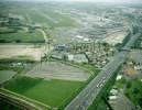 Photos aériennes de Le Bourget (93350) - L'Aéroport | Seine-Saint-Denis, Ile-de-France, France - Photo réf. AER1818_65 - Un embouteillage sur l'A1