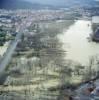 Photos aériennes de "vent" - Photo réf. AER1977_24690 - Les peupliers couchs dans l'eau tant  cause du vent de la tempte du 26-12-1999 que par les inondations.