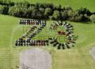 Photos aériennes de "rassemblement" - Photo réf. AER2138_17 - Un Rassemblement de BMW Z3 sur l'aérodrome de Mirecourt