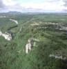 Photos aériennes de La Châtelaine (39600) | Jura, Franche-Comté, France - Photo réf. 29855 - Un cite exceptionnel, et un panorama grandiose qui domine la recule des Planches.