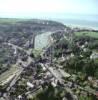 Photos aériennes de Saint-Valery-en-Caux (76460) | Seine-Maritime, Haute-Normandie, France - Photo réf. 32221 - L'important port de plaisance de la ville.