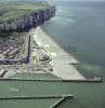 Photos aériennes de Le Tréport (76470) | Seine-Maritime, Haute-Normandie, France - Photo réf. 32481 - Les falaises, la plage et La Manche