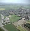 Photos aériennes de Saint-André-de-l'Eure (27220) | Eure, Haute-Normandie, France - Photo réf. 32561 - Vue du cimetière et des équipements sportifs de la ville.