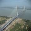 Photos aériennes de Honfleur (14600) - Le Pont de Normandie | Calvados, Basse-Normandie, France - Photo réf. 32803